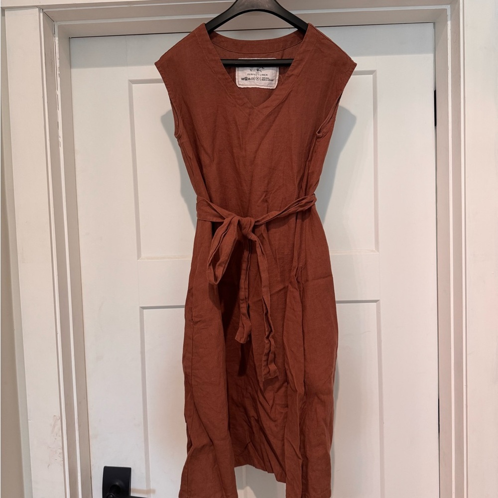 Notperfectlinen Copenhagen Swing Dress